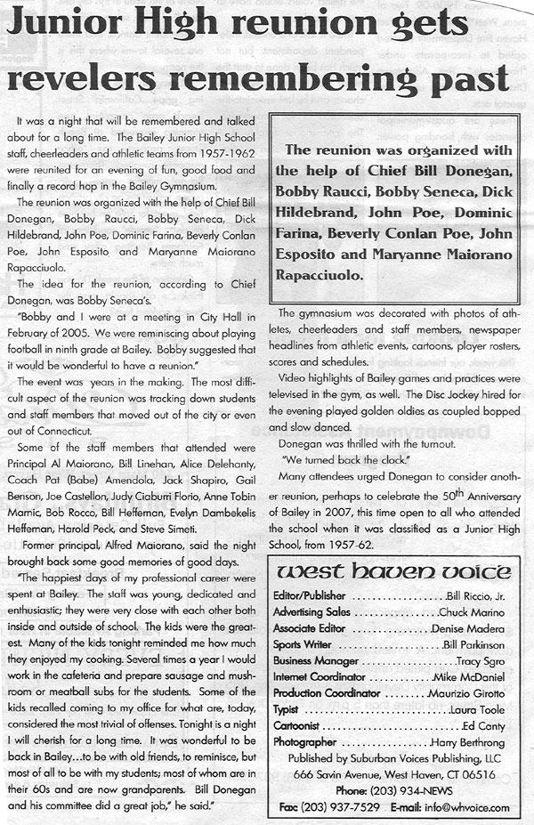 Newspaper Article
